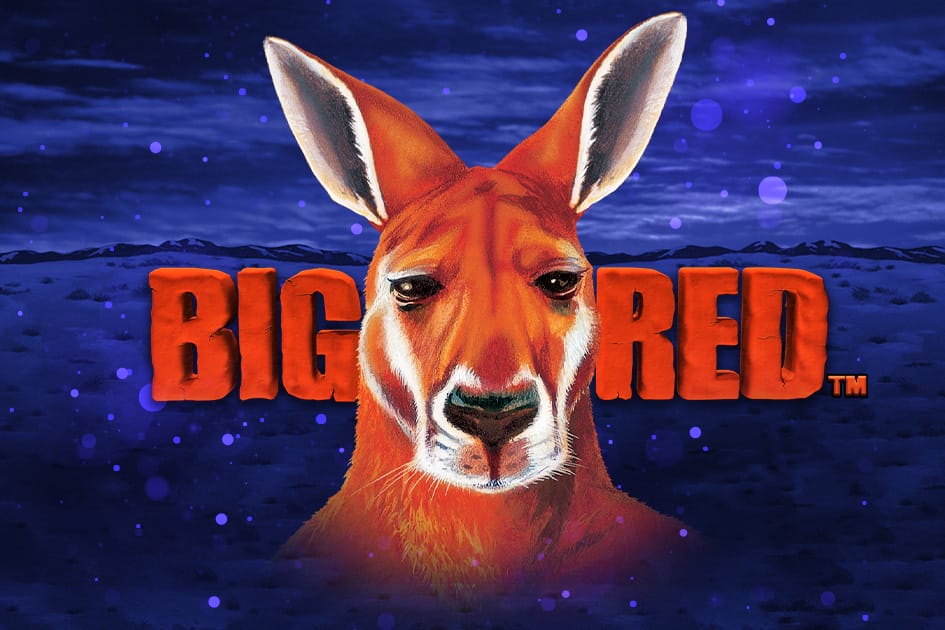 Big Red pokies — Australian outback background